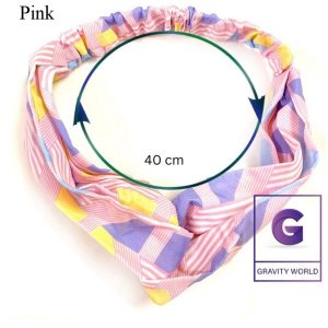 pink and purple color HeadBand with Soft Fabric by gravityworldbd
