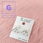 Earrings with Small Stone a15