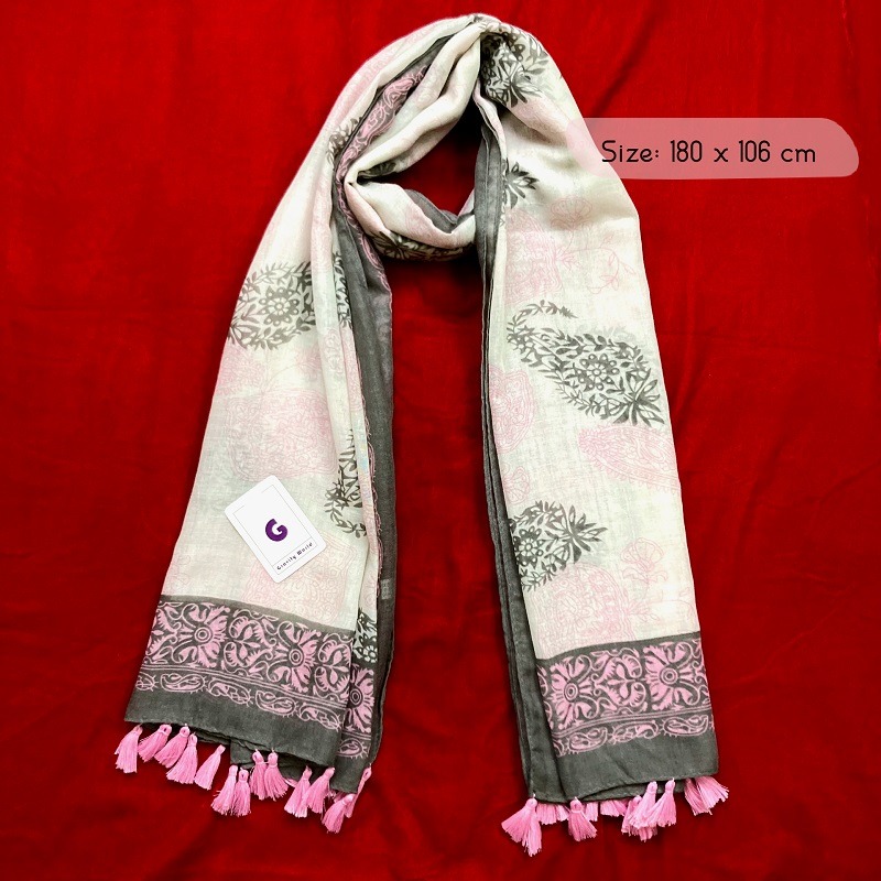 2 B Long Cotton Hijab/Scarf (2) - Image 1