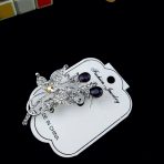 Leaf Design Stone Work Hijab Pin/Brooch-2 - Image 2