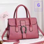 Crocodile Emboss Design Luxury Hand Bag