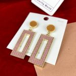 Rectangle Drop Earrings
