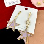 Star Miss Match Drop Earrings - Image 2