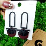 Matt Color Chandelier Earrings - Image 2