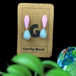 Pink & White Perl Drop Earrings
