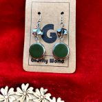 Round Shape Dangle Earrings - Image 3