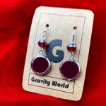 Round Shape Dangle Earrings