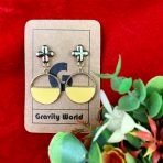 Round Shape Drop Earrings - Image 3