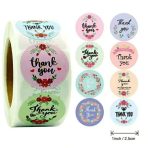 Thank You Sticker Round 1 Inch - Image 9