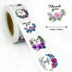 Thank You Sticker Round 1 Inch - Image 6