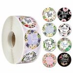 Thank You Sticker Round 1 Inch - Image 3