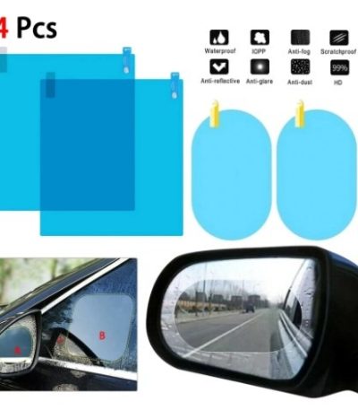 4 pcs Anti Rain and Anti Fog Sticker/Film for Car