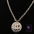 Chanel Round Shape Necklace with Cable Chain - Image 2