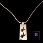 Play Boy Necklace with Snake Chain - Image 2