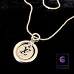 Louis Vuitton Necklace with Snake Chain - Image 2