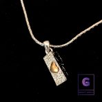 Dior Necklace with Snake Chain - Image 2