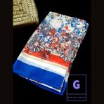 Printed Long Cotton Hijab/Scarf - 67 - Image 3