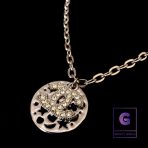 Chanel Round Shape Necklace with Cable Chain