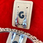 Silver Leaf Dangle Earrings