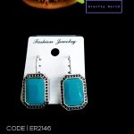 Ocean Blue Plug Earrings