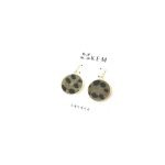 Round Drop Earrings