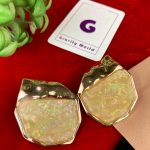Golden Stud Earrings
