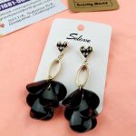 Black Drop Earrings