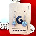 Miss Match Silver Dangle Earrings