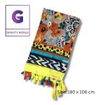 Multi Color Floral Print Cotton Hijab/Scarf - 50