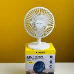 Awei F21 Mini Rechargeable Fan (2000mAh)- White Color - Image 2