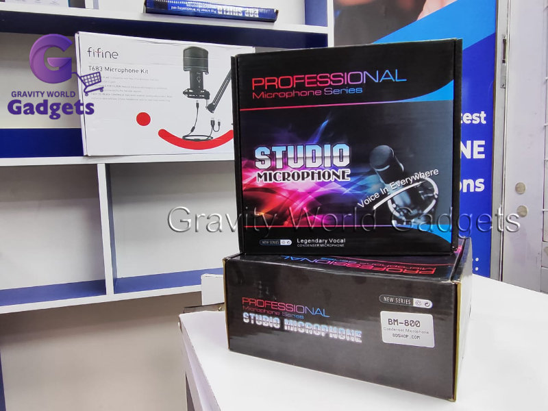 Real Picture of Box BM800 Condenser Microphone gravityworldbd