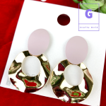 Golden light weight Drop Earrings