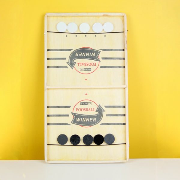 Foosball Winner Board Game real picture sand infront of a wall