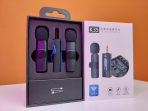 K35 Dual Wireless Microphone real image on table gravityworldbd