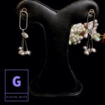 Ball Pin Design Glossy Drop Earrings - Image 2