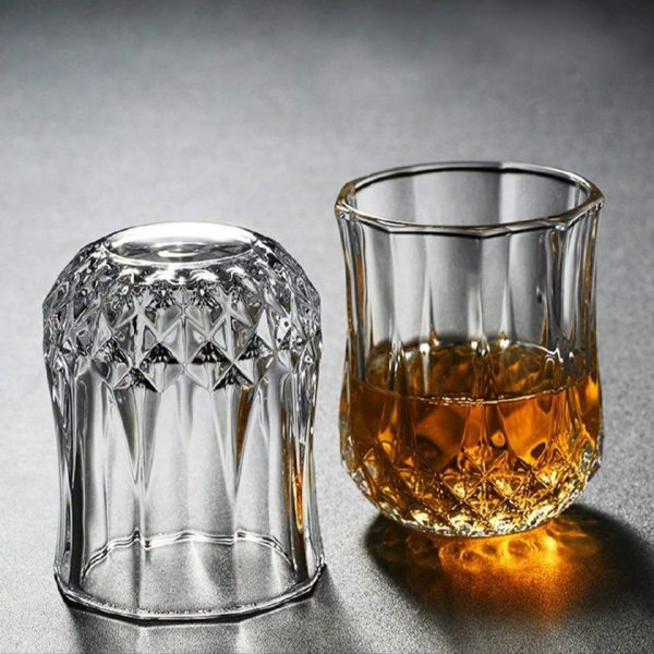 Crystal Design Half Glass Set