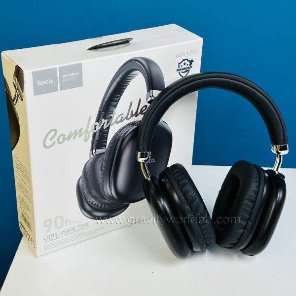 hoco w35 max wireless headphone black with box