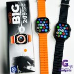 t900 ultra smartwatch with box both orange and black color gravityworldbd