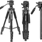 ZOMEI Q310 Professional Camera Video Tripod + Monopod main photo gravityworldbd