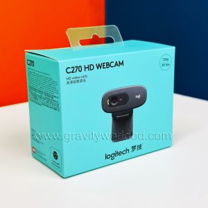 Logitech C270 HD Webcam box on the table