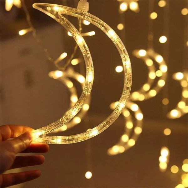 3 Moon 3 Star Fairy Light moon on hand gravityworldbd