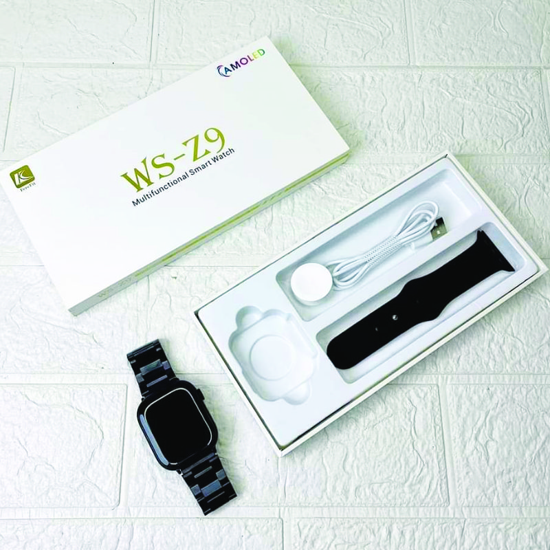 FereFit WS-Z9 Multifunctional Amoled Smartwatch Black Color FereFit WS-Z9 Multifunctional Amoled Smartwatch Black Color