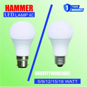 Hammer LED Bulb with Warranty Banner
