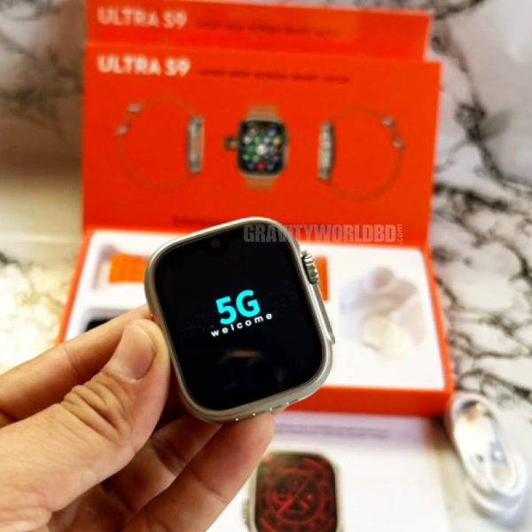 S9 Ultra 5G Android Smartwatch watch in hand