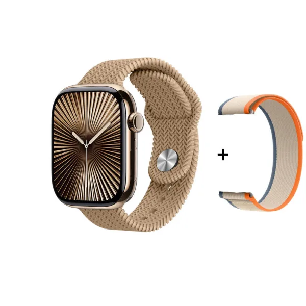 HK10 Pro Max Smart Watch Golden Color