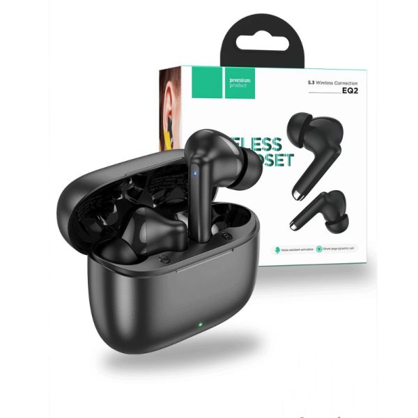 HOCO EQ2 TWS Earbuds black color