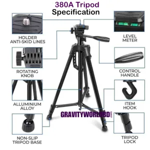 380A Tripod with Mobile Holder Specification