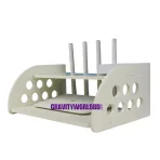 Router Stand PVC Round Design with router and onu