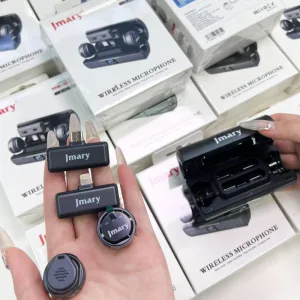 Jmary MW-19 Wireless Microphone Real Picture in Hand