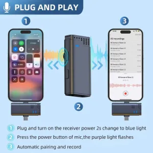 Jmary MW16 Wireless Dual Microphone Plug and Play